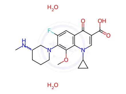 Chemical structure of Balofloxacin Dihydrate