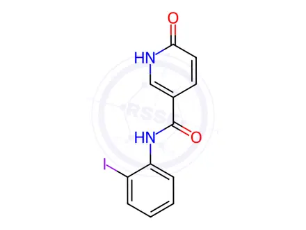 Chemical structure of n-(2-Iodophenyl)-6-oxo-1,6-dihydropyridine-3-carboxamide