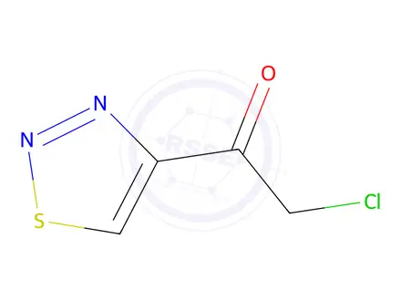 Chemical structure of 2-Chloro-1-(1,2,3-thiadiazol-4-yl)ethan-1-one