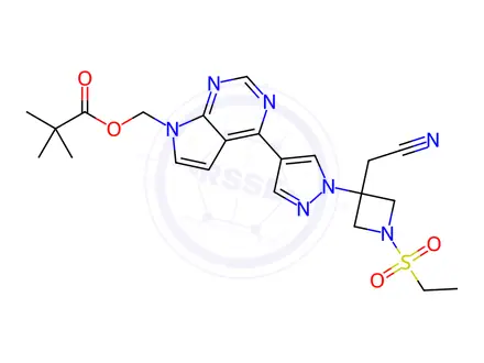 Chemical structure of Baricitinib Impurity 234