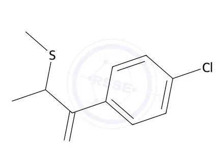 Chemical structure of 1-(4-Chlorophenyl)-2-(methylthio)propan-1-one