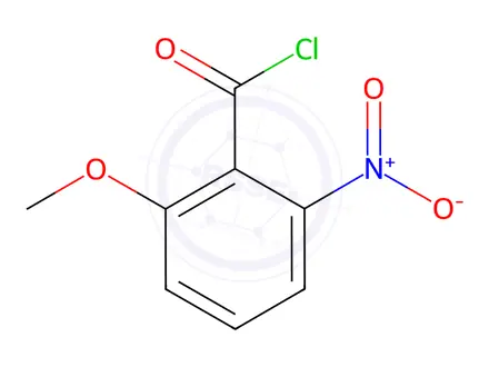 Chemical structure of 2-Methoxy-6-nitrobenzoyl chloride