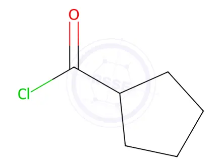 Chemical structure of Cyclopentanecarbonyl Chloride