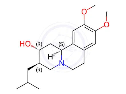Chemical structure of (2R,3R,11bS)-Dihydrotetrabenazine