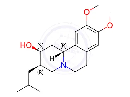 Chemical structure of β-Hydroxy Tetrabenazine