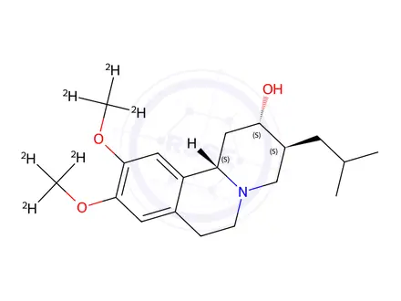 Chemical structure of Tetrabenazine Impurity 12-d6