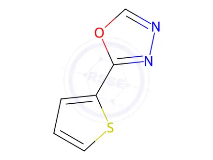 Chemical structure of 2-(THIEN-2-YL)-1,3,4-OXADIAZOLE