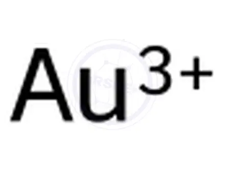 Chemical structure of gold hydroxideoxide