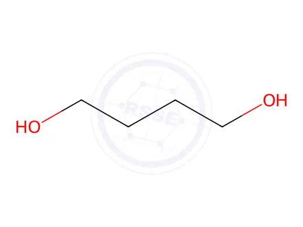 Chemical structure of Butane-1,4-diol
