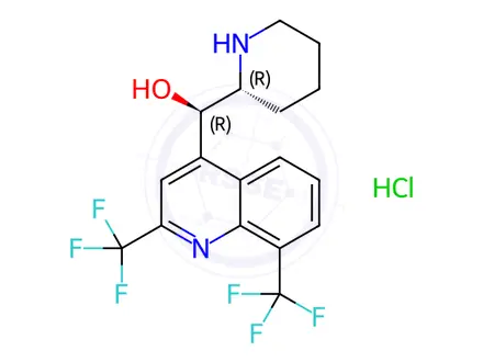 Chemical structure of Mefloquine Impurity 5