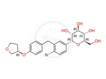 Chemical structure of Empagliflozin Impurity 557