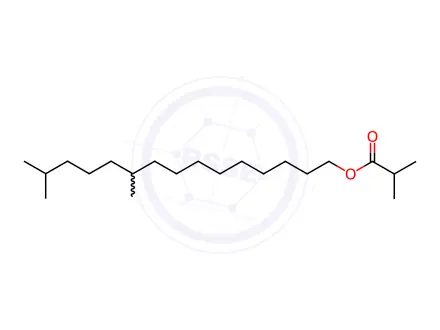 Chemical structure of rac 10,14-Dimethylpentadecyl Isobutyrate