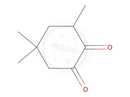 Chemical structure of 3,5,5-Trimethyl-1,2-cyclohexanedione