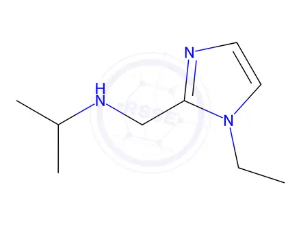 Chemical structure of N-((1-ethyl-1H-imidazol-2-yl)methyl)propan-2-amine