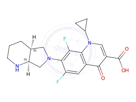 Chemical structure of Moxifloxacin EP Impurity A