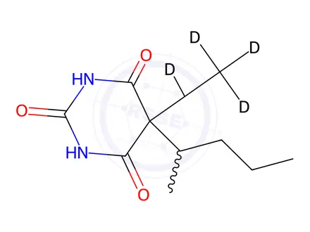Chemical structure of Pentobarbital D5