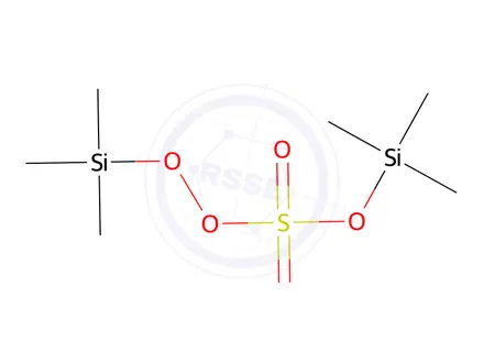 Chemical structure of Peroxymonosulfuric acid, bis(trimethylsilyl) ester