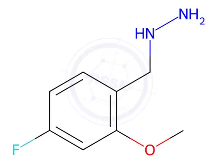 Chemical structure of (4-fluoro-2-methoxyphenyl)methylhydrazine