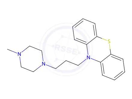 Chemical structure of Prochlorperazine Maleate EP Impurity B (Dimalonate)