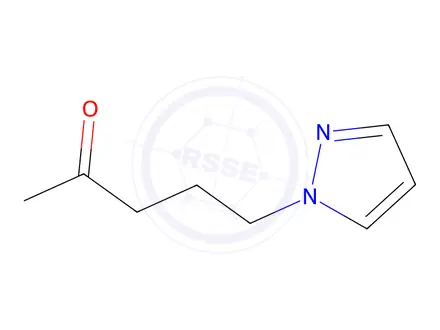 Chemical structure of 5-(1h-Pyrazol-1-yl)pentan-2-one