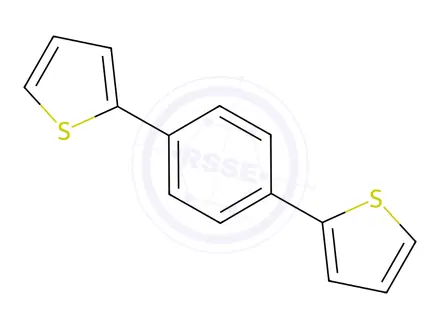 Chemical structure of 2-(4-(Thien-2-yl)phenyl)thiophene