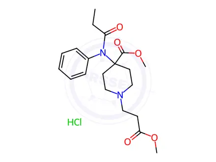 Chemical structure of Remifentanil hydrochloride-* narc (Y0001892)