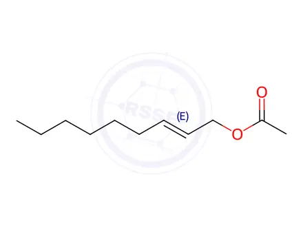 Chemical structure of 2-NONENYLACETATE