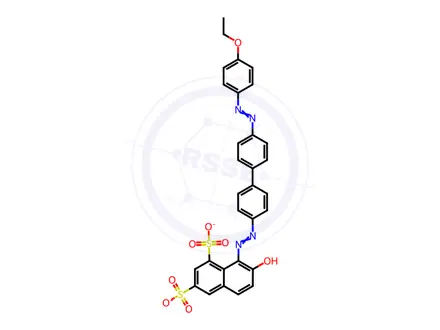 Chemical structure of Direct Scarlet B (Technical Grade)
