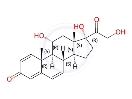 Chemical structure of Prednisolone Impurity 25