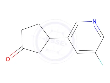 Chemical structure of 3-(5-Fluoropyridin-3-yl)cyclopentan-1-one