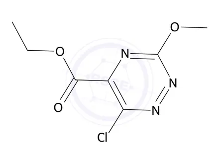 Chemical structure of Ethyl 6-chloro-3-methoxy-1,2,4-triazine-5-carboxylate