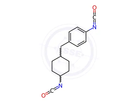 Chemical structure of 4-[(4-Isocyanatocyclohexyl)methyl]phenyl isocyanate