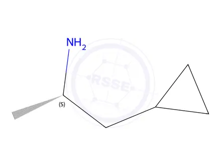 Chemical structure of (S)-1-Cyclopropylpropan-2-amine
