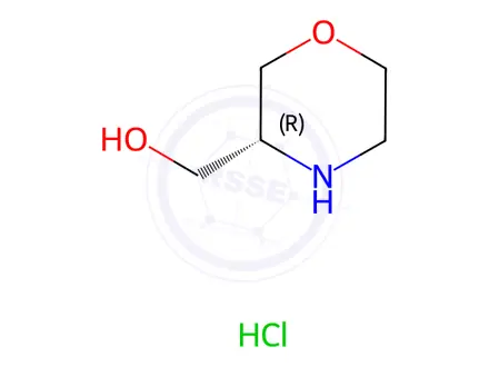 Chemical structure of (R)-Morpholin-3-ylmethanol hydrochloride