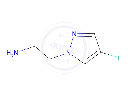 Chemical structure of 2-(4-Fluoro-1H-pyrazol-1-yl)ethanamine