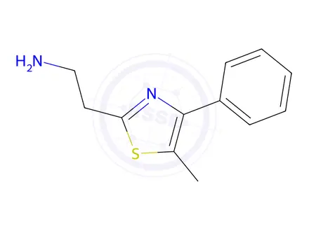 Chemical structure of 2-(5-Methyl-4-phenyl-1,3-thiazol-2-yl)ethan-1-amine