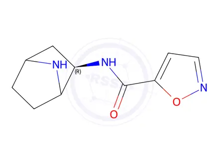 Chemical structure of N-((2R)-7-Azabicyclo[2.2.1]heptan-2-yl)isoxazole-5-carboxamide