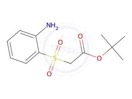 Chemical structure of Tert-butyl 2-((2-aminophenyl)sulfonyl)acetate