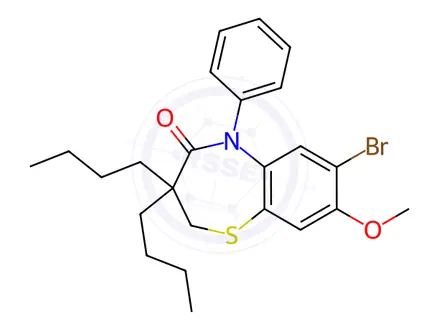 Chemical structure of Elobixibat Impurity 20