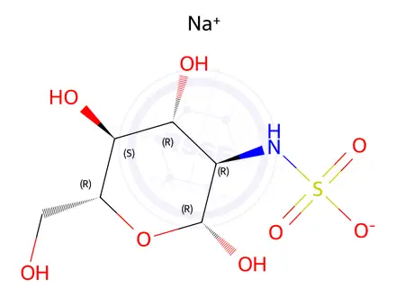 Chemical structure of Glucosamine Sulfate Sodium Chloride Working Standard (Secondary Reference Standard)