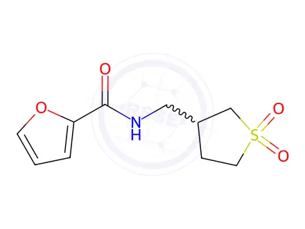 Chemical structure of n-((1,1-Dioxidotetrahydrothiophen-3-yl)methyl)furan-2-carboxamide