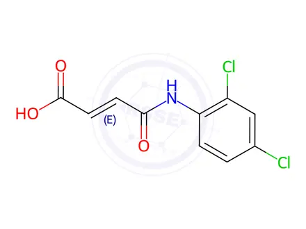 Chemical structure of 4-(2,4-DICHLOROANILINO)-4-OXOBUT-2-ENOIC ACID