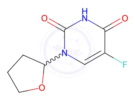 Chemical structure of Tegafur