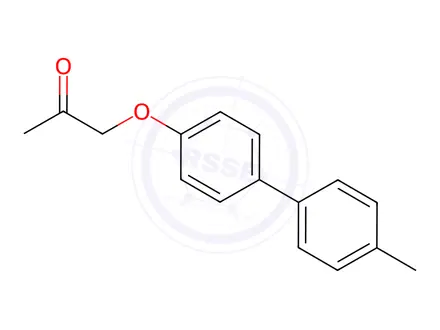 Chemical structure of 1-((4'-Methyl-[1,1'-biphenyl]-4-yl)oxy)propan-2-one