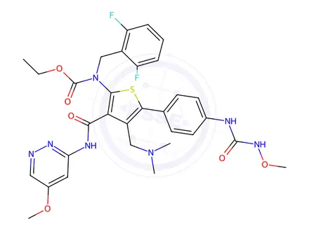 Chemical structure of Relugolix Impurity 82