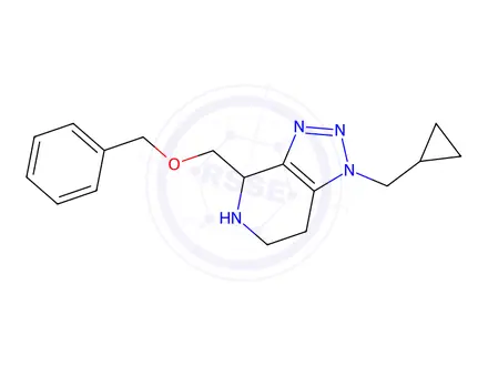 Chemical structure of 4-((Benzyloxy)methyl)-1-(cyclopropylmethyl)-4,5,6,7-tetrahydro-1H-[1,2,3]triazolo[4,5-c]pyridine