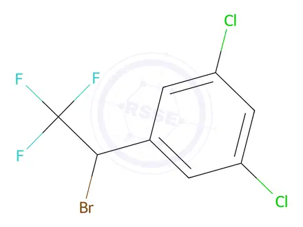 Chemical structure of 1-(1-BroMo-2,2,2-trifluoro-ethyl)-3,5-dichloro-benzene