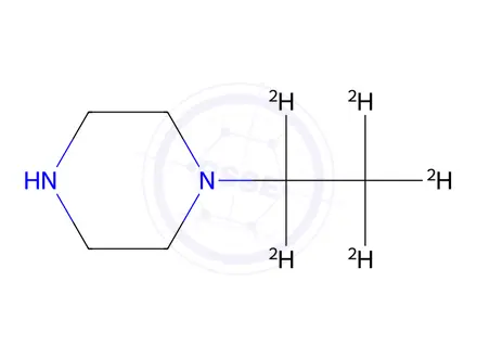 Chemical structure of 1-(Ethyl-d5)piperazine