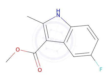 Chemical structure of Methyl 5-Fluoro-2-methylindole-3-carboxylate