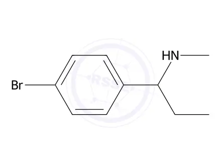 Chemical structure of 1-(4-Bromophenyl)-N-methylpropan-1-amine